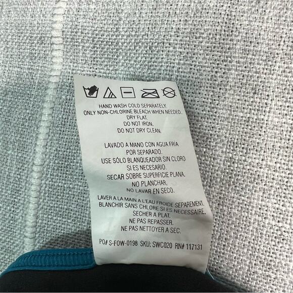 Sporti Size 34 Micro Back One Piece Swimsuit Dark Teal High Leg NEW - Picture 9 of 10